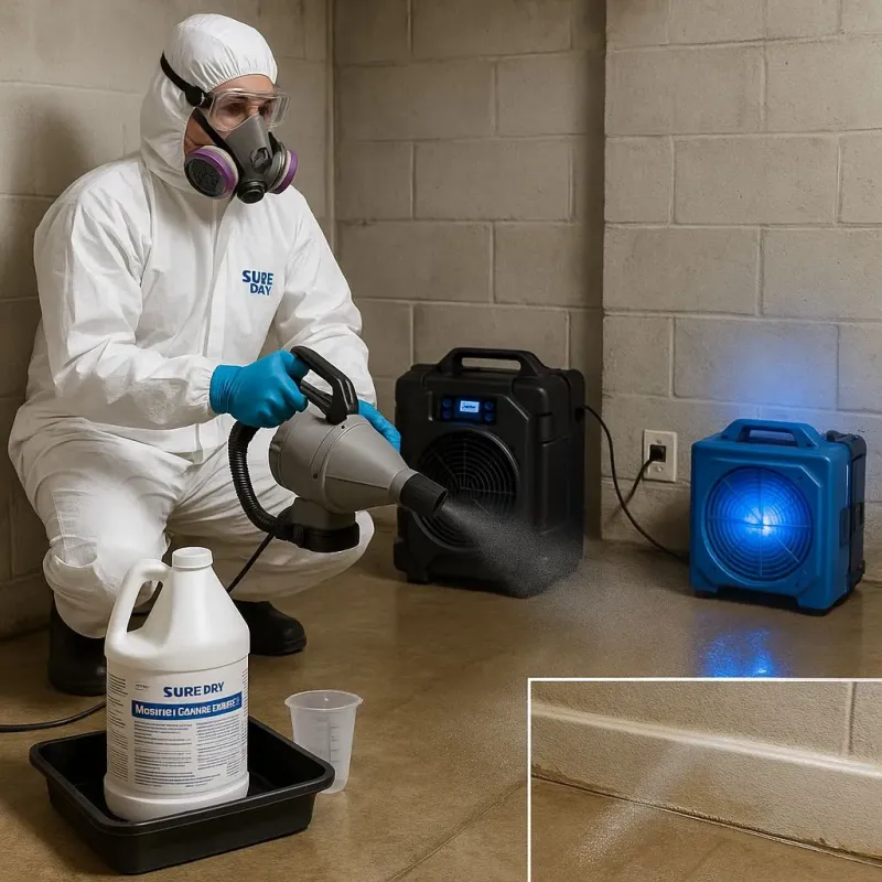 Sanitization and Odor Removal process in Lansing, KS
