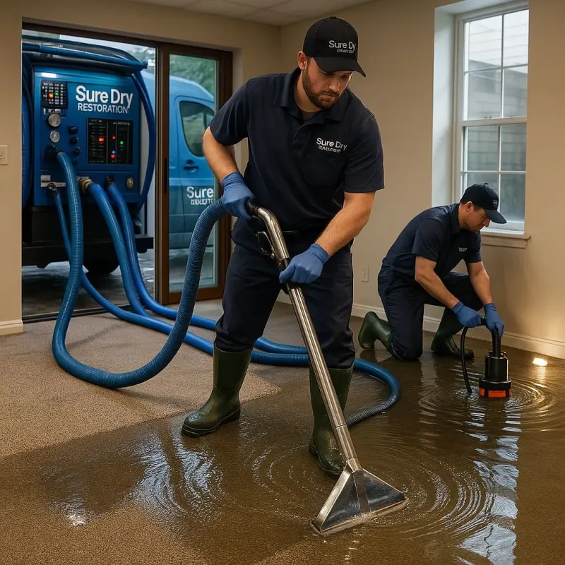 Water Extraction and Removal process in Lansing, KS